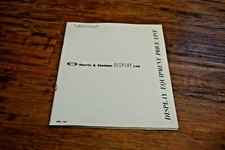 Vintage 1960er Harris & Sheldon Ladenauslage Ladenbau Ausrüstung PREISLISTE '63