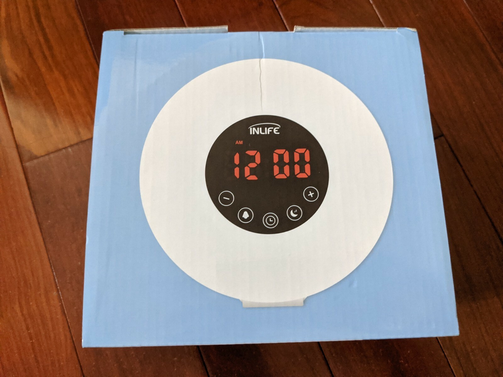 Inlife Wake-Up Light Alarm Clock with FM Radio, Time Display, and Touch Control LED-image