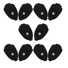 Tens Unit Muscle Stimulator Electrodes Replacement Pads ( 3.5mm ) ( Pack of 10 )