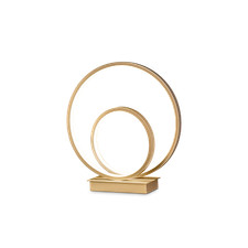 Oz lampada comodino design oro moderno led 23 watt 2000 lumen