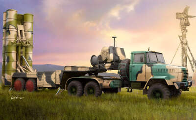 Hobby Boss 1/35 Hobby Boss Russian KrAZ-260B Tractor with 5P85TE TEL S-300PMU