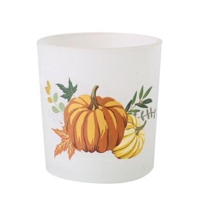 Heaven Sends Kürbis Design Glas Kerzenhalter hübsches herbstliches Wohnaccessoire