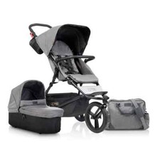 Mountain Buggy Urban Jungle + Carrycot Luxury Herringbone FREE STORM COVER