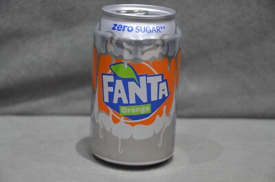 UK 330ml Dose Fanta Orange Zero Sugar Halloween 2023 Promo ohne Barcode Brandneu