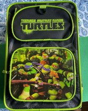 Teenage Mutant Ninja Turtles TMNT Rolling Bag Luggage Suitcase 18x11x8