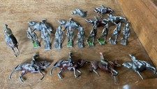Large lot of 19 Vintage Antique Britains Lead Toy Military Soldiers