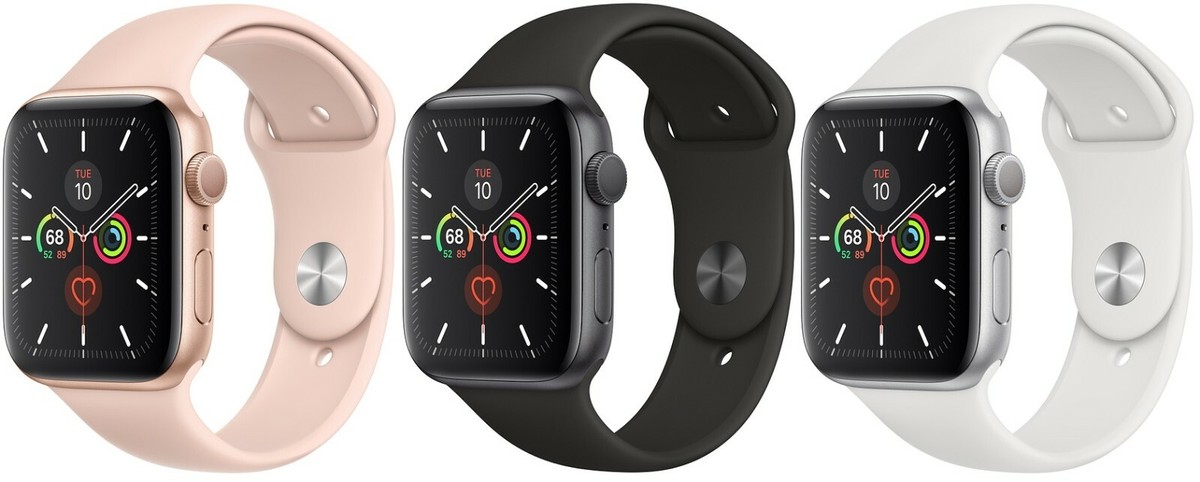 Apple Watch Series 5 44mm Gold-Tone Aluminium Case with Pink Sand