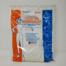 Berkly 70s Deadstock Womens Vintage Thermal Underwear Pants XL USA Made