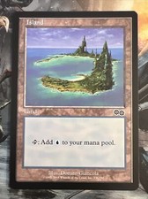 1x Island (#336) Urza's Saga LP MTG Magic the Gathering x1 MKE