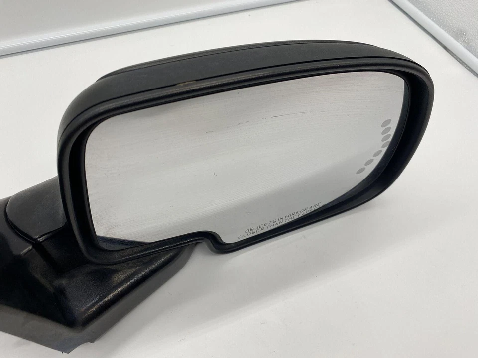 Espejo retrovisor eléctrico para puerta derecha Chevy Silverado 2006-2007 pasajero con intermitente OEM Foto 2 de 4