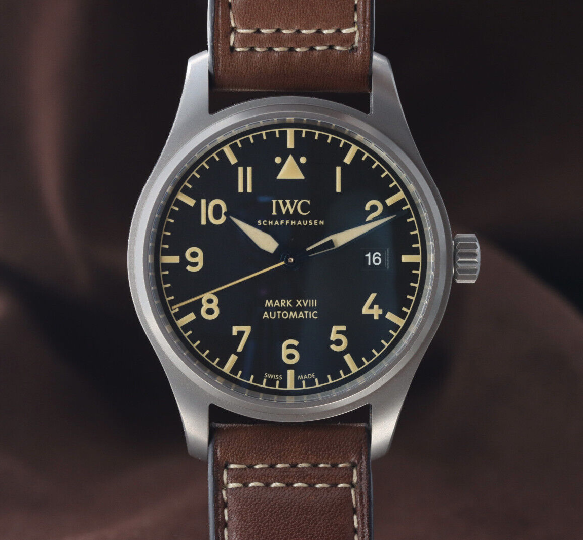 IWC Mark XVIII Heritage Pilots Titanium Aviation Automatic 40mm