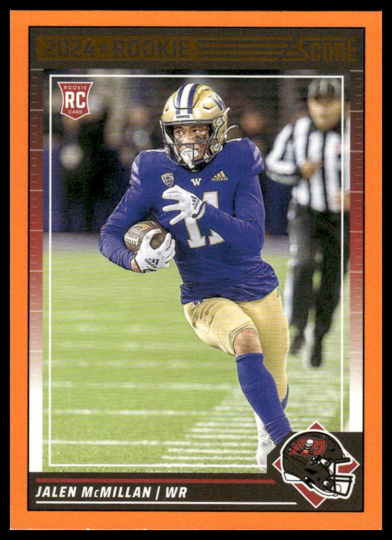 2024 Score #380 Jalen McMillan Orange Tampa Bay Buccaneers Rookie