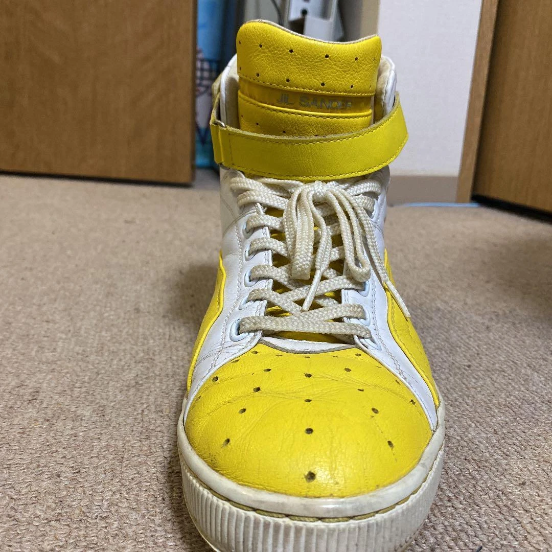 Excellent PUMA collaboration sneakers JIL SANDER high cut USED eBay