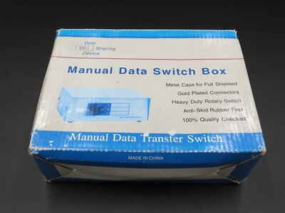 Bi-Tronics DW-252HP IEEE 1284 DB25 Switchbox - New Old Stock