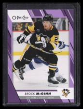 2023-24 O-Pee-Chee #342 Brock McGinn Pee-Chee - Purple Border #/49