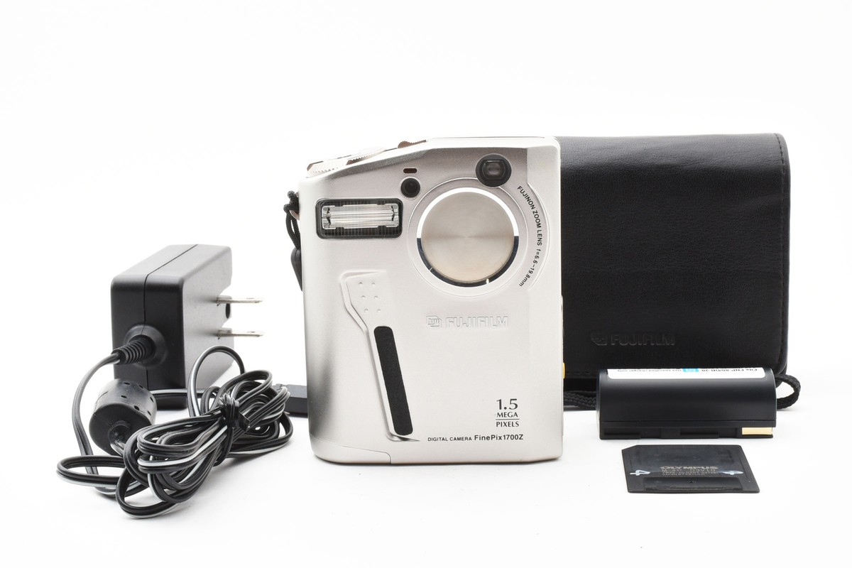 Near MINT] FUJIFILM FinePix 1700Z Silver Digital 1.5MP 3x