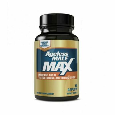 New Vitality Ageless Male Max T Booster 60 Caplets Exp 2027+ Ships Free!