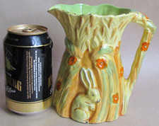 BURLEIGH WARE HARE AMONGST WHEAT & POPPIES JUG (9176)