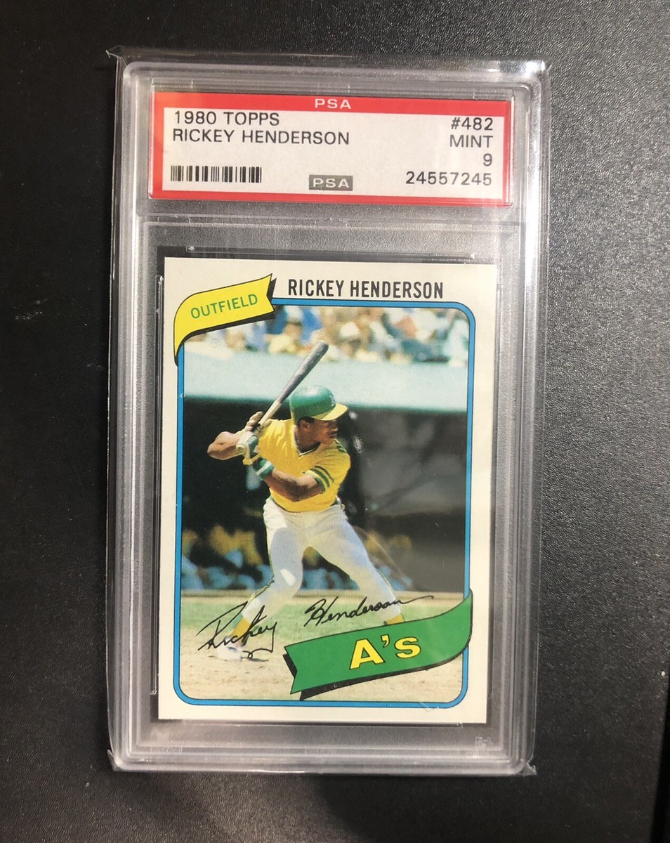 その他 Rickey Henderson RC 1980 Topps #482 RC 1980 Topps Rickey Henderson #482 RC PSA 9 Mint | eBay