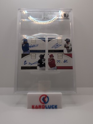 BGS 2018 NATIONAL TREASURES GUERRERO JR/TORRES/SENZEL/JIMENEZ QUAD RC AUTO 2/10