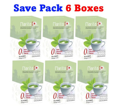 6x Narita Matcha Green Tea Instant Drink Powder Control Hunger Help Excretion