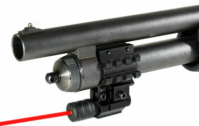 Red Dot Sight + Red Laser & Barrel Mount Kit Fits Stevens 320 12 Gauge Picatinny