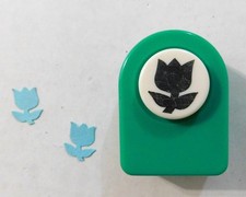 Tulip Paper Punch .5 Inch Green Crafting Tool Scrapbook Card Making