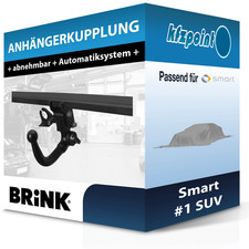 BRINK Anhängekupplung abnehmbar passend für Smart #1 SUV 06.2022-jetzt neu