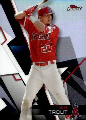 2018 Finest Baseball #50 Mike Trout Refractor