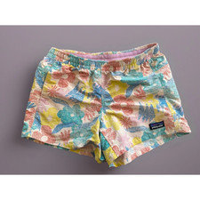 Patagonia Kids Baggies Shorts Channeling Spring Floral. Size L.