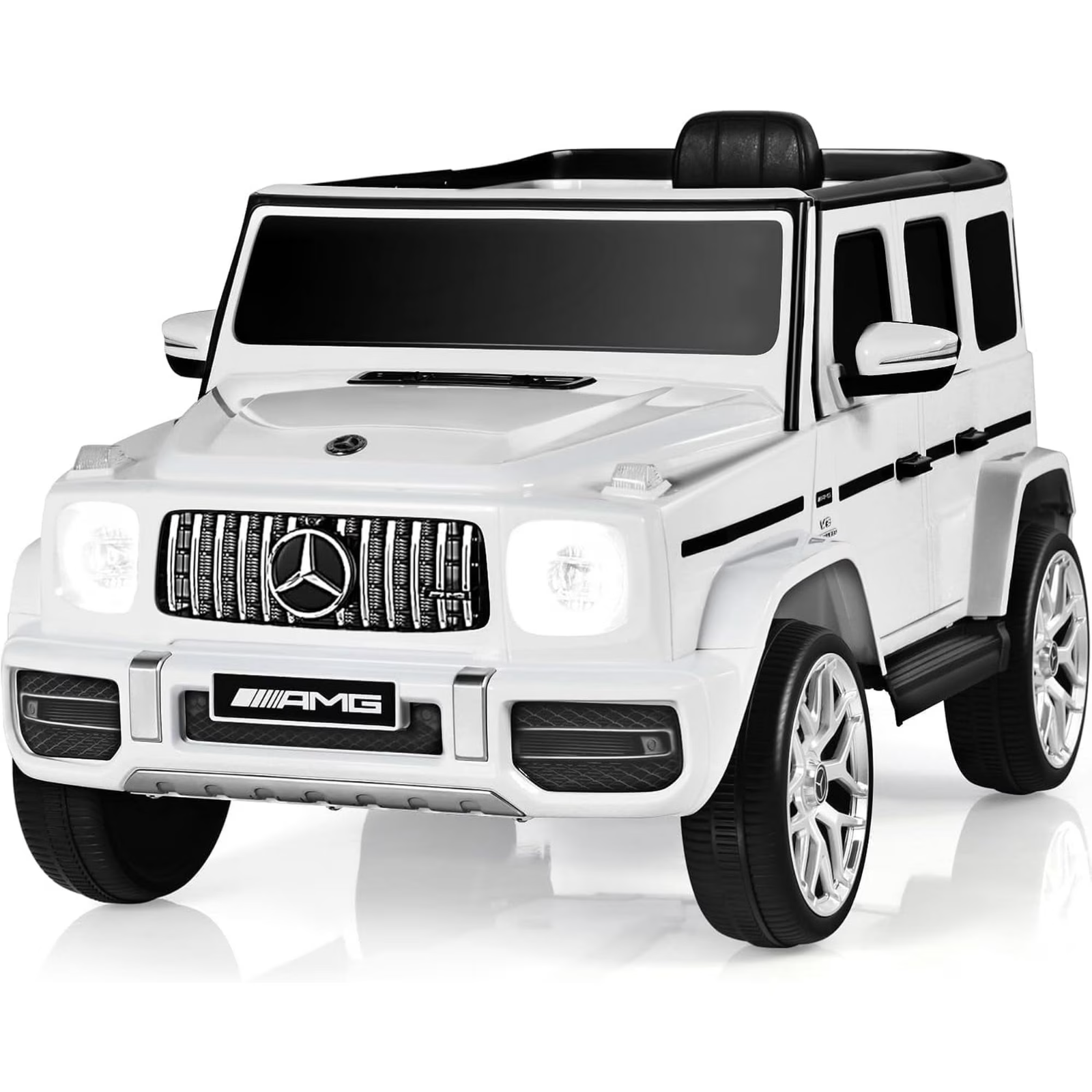 2V Kids Ride On Car, Licensed Mercedes Benz G63 Electric Vehicle with Remote Con