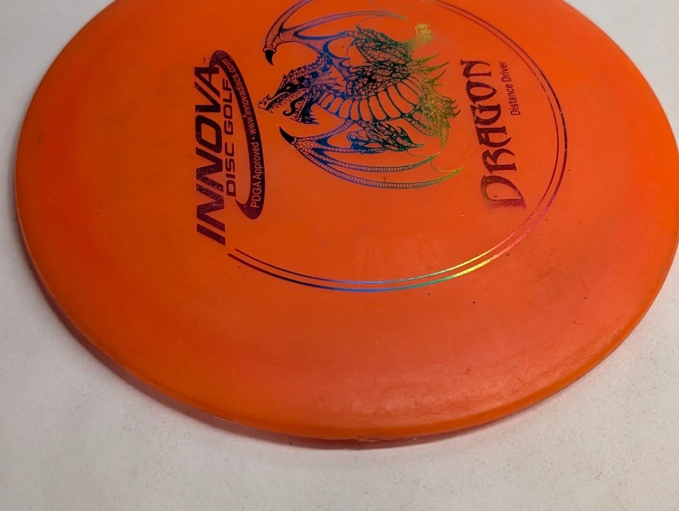 Innova DX Dragon Disc Golf Distance Driver PFN 150g Orange Lightweight - Image 3 of 4