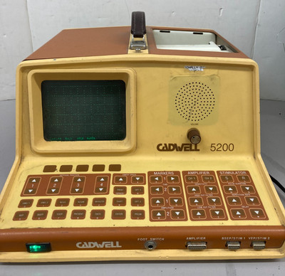 Cadwell Laboratories 5200 EMG Machine Vintage Medical Collectible PARTS