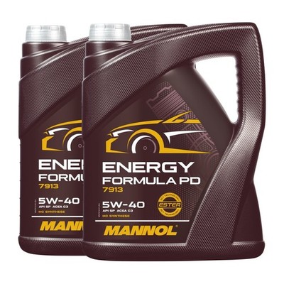 MANNOL 5W-40 Formula PD Motoröl MB 229.51, ACEA C3, 2x5 Liter