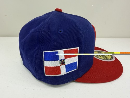 Dominikanische Republik WBC Baseball New Era 59Fifty eng anliegende Kappe Kinder 6 5/8 neu mit Etikett - Bild 4 von 5