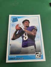 2018 DONRUSS #317 LAMAR JACKSON ROOKIE CARD RC BALTIMORE RAVENS. rookie card picture