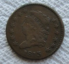 1813-P Large Cent — photo from another recent sale