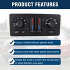 AC Heater Control Panel Switch Compatible with Chevy Silverado 1500/2500/3500