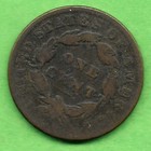 1834 MATRON HEAD, LARGE CENT, LARGE STARS, SMALL '8',  192 YEARS OLD!!! — photo 2
