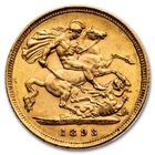 1893 Victoria Gold Half Sovereign — photo from another recent sale