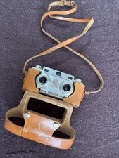Revere stereo camera vintage in leather case
