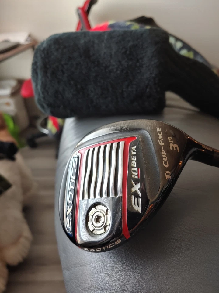 Tour Edge EX10 Beta Ti 3 wood, RH, 43.5", Aldila Rogue Max 65g stiff, Good - Image 2 of 4