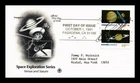 DR JIM STAMPS US COVER SPACE EXPLORATION SERIES VENUS SATURN FDC COMBO