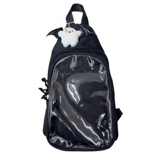 Ita Bag Backpack Small Pin Display Purse Chest Pack Single Sling Crossbody It...