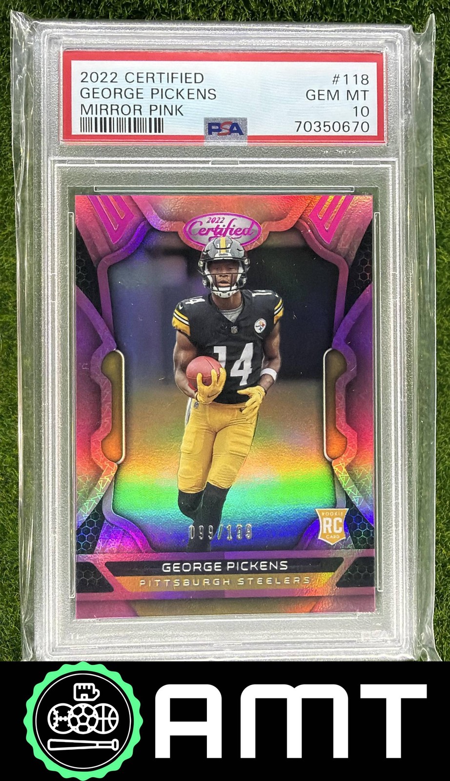 George Pickens Panini Certified #118 Pink Mirror