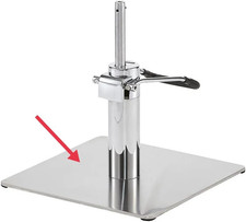 DIR Hydraulic Barber Chair BASE  Silver Chrom...