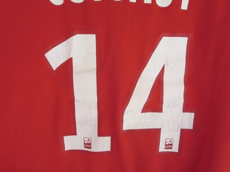 Maillot ASNL NANCY porté par CUFFAUT n°14 NIKE macth worn shirt LIGUE 2 M - Photo 4/4