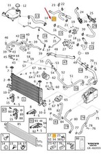VOLVO XC40 Cooling System Hose 32138266 NEW