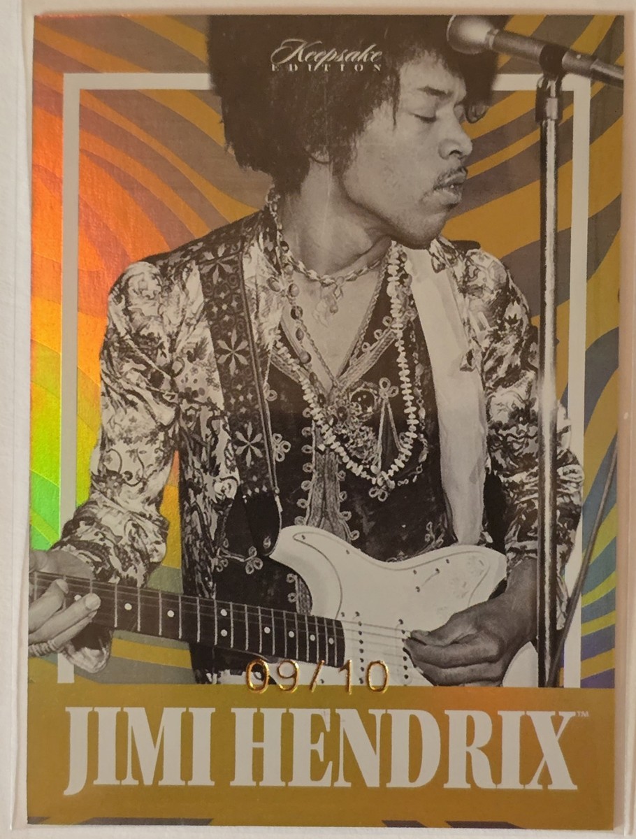 2025 JIMI HENDRIX KEEPSAKE PREMIERE EDITION RARE GOLD 09/10 #049