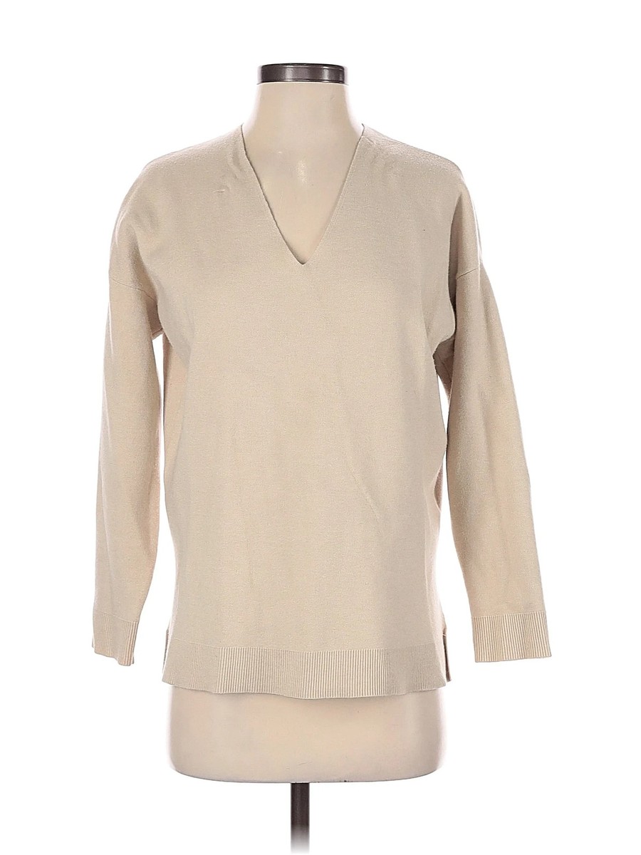 Massimo Dutti Women Brown Pullover Sweater S